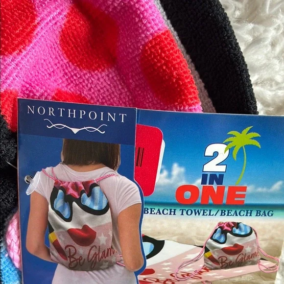 Black Halter One Piece Swimsuit with Plunging V-neckline with Towel - Picture 2 of 10